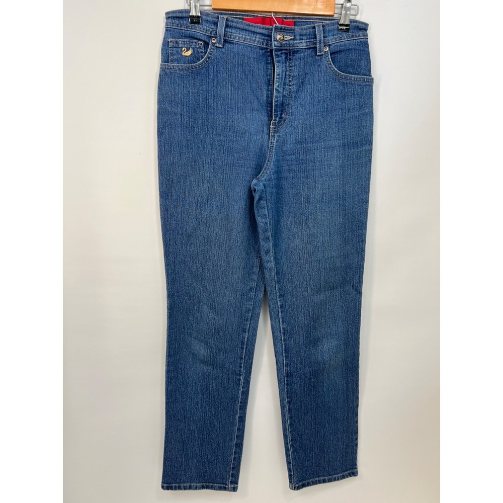 Gloria Vanderbilt Stretch Classic Fit High Rise Mom Jeans Womens Petite 8